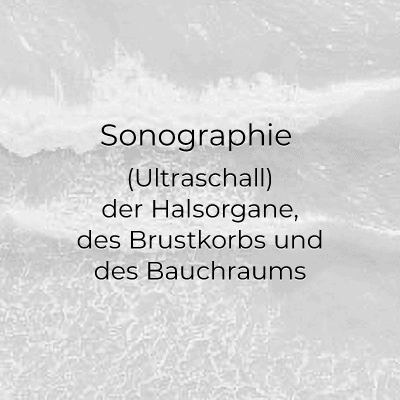Ultraschalluntersuchung des Herzens, Brustkorbs und Bauchs im Herzzentrum Kiel.